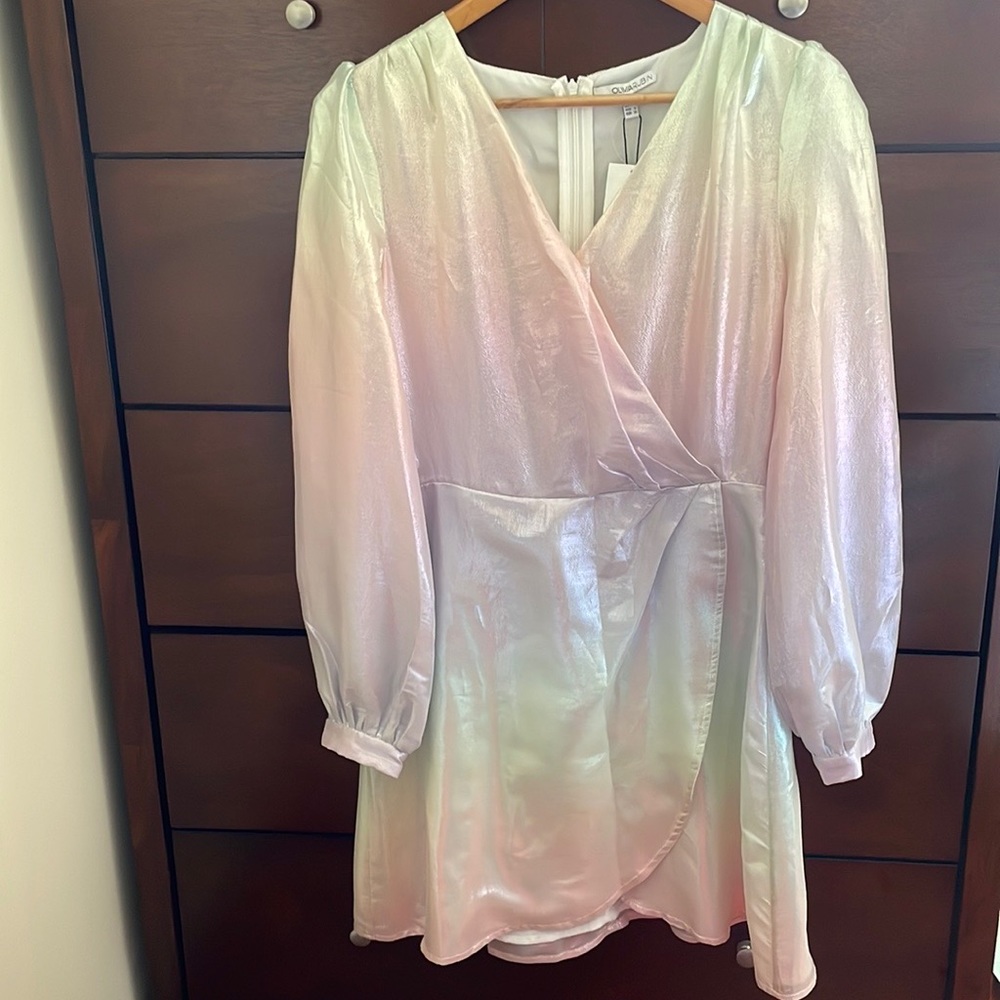 Shimmery Pastel Ombré Dress